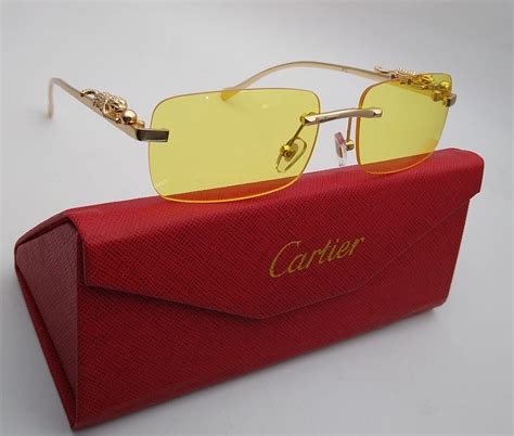 cartier glasses leopard